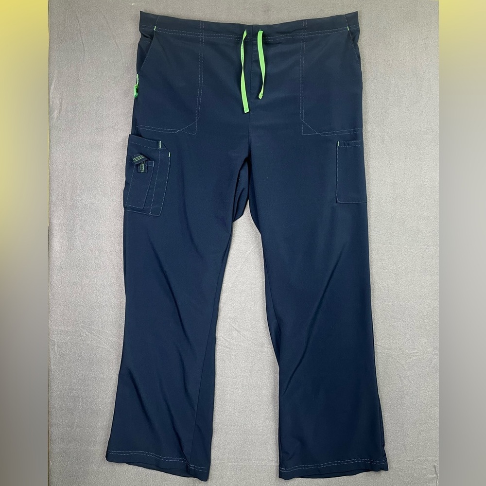 Carhartt Force Scrub Pants scrubs Women’s XL soft lightweight stretch Navy 0555